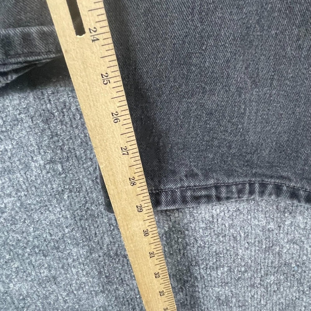 VTG Levis Jeans Mens 40x30 Actual 38x30 Black Regular Fit Red Tab Straight Leg - Picture 12 of 16